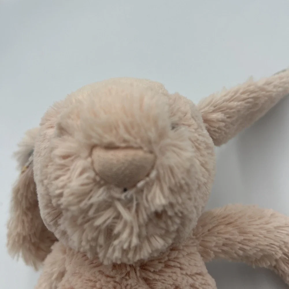 JellyCat Medium Tessa Blossom Bunny London‎ Light Pink Plush RARE RETIRED VHTF
